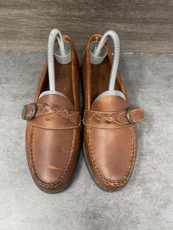 GH Bass Loafers Mens Size 8.5 Brown Leather Slip On Dress Shos main image 9